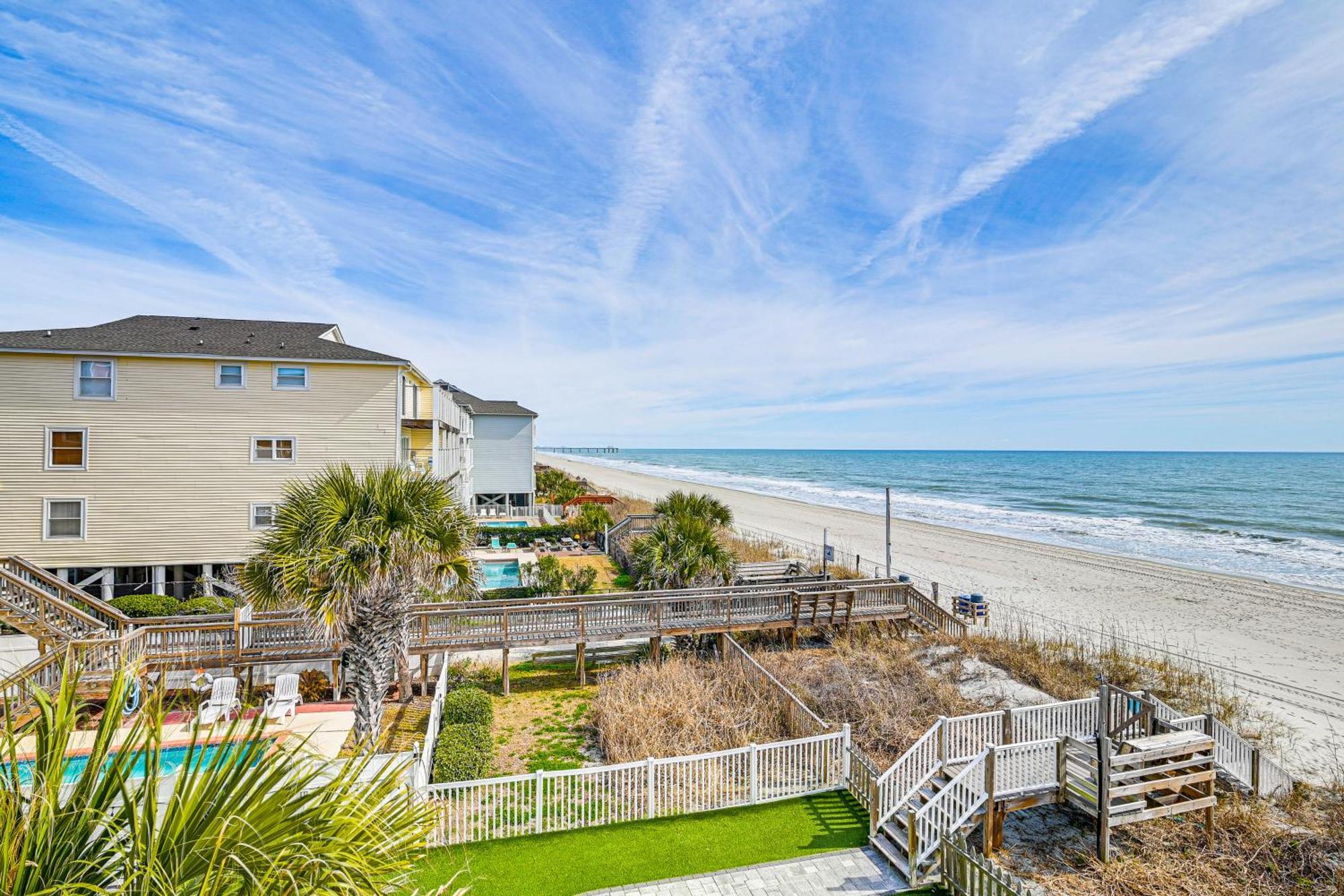מירטל ביץ' On-The-Beach Escape Oceanfront In Surfside! מראה חיצוני תמונה